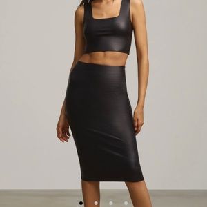 Commando faux leather perfect pencil skirt